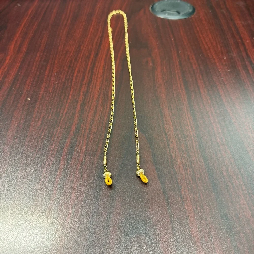 Avon convertible eyeglass holder necklace Rope Design NIB 1985 vintage